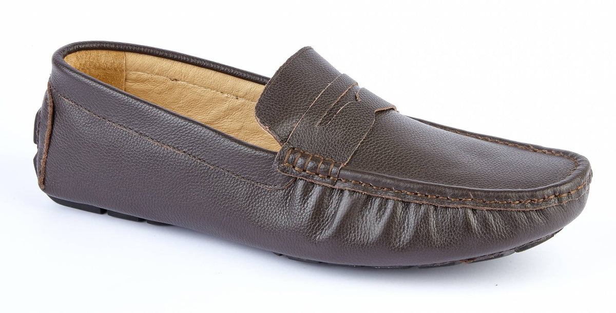 Womens leather hot sale driving loafers