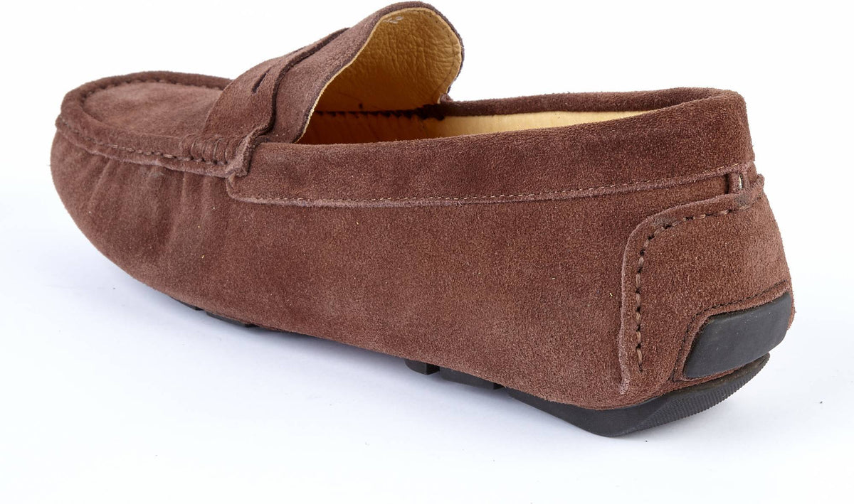 Mens suede clearance loafers uk