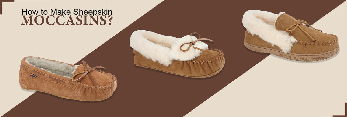 How to Make Sheepskin Moccasins | Drapers of Glastonbury