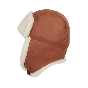 CHAPEAU DE TRAPPEUR EN PEAU DE MOUTON POUR HOMME