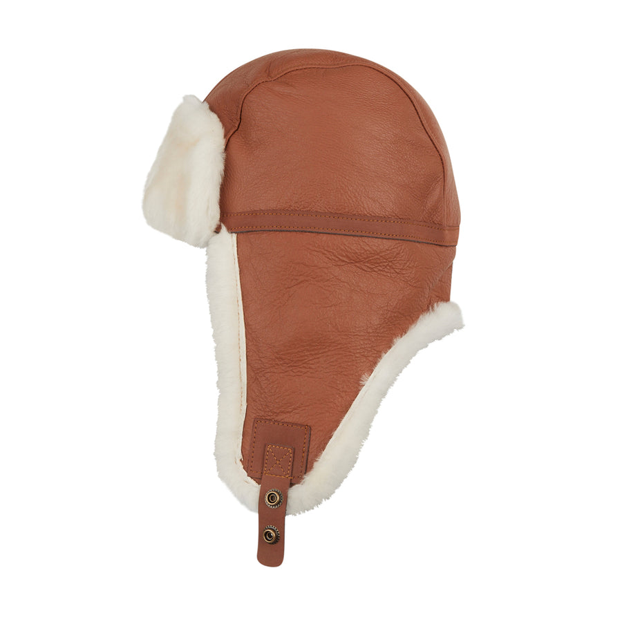 WOMEN'S SHEEPSKIN TRAPPER HAT